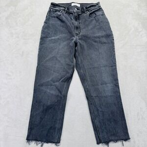 Abercrombie & Fitch Jeans Women 30 Curve Love 90s Straight Ultra High Rise Black